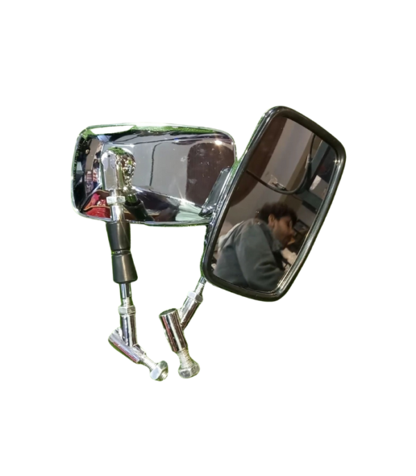 Motorcycle Square Shape Chrome Mirrors