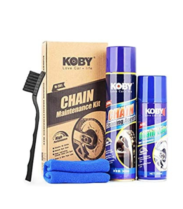 CHAIN MAINTENANCE KIT SET CHAIN LUBE CHAIN CLEAN KOBY