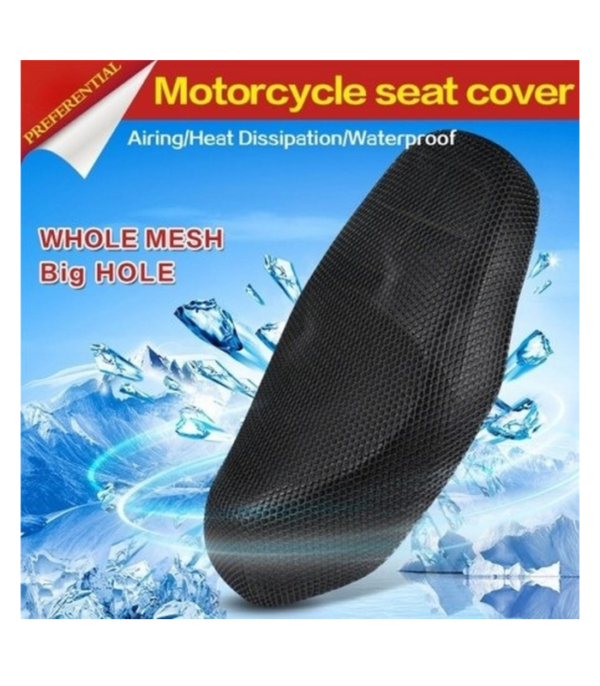 Motorcycle Universal Seat Heat Mesh Net Cover Sun Block Heat Insulation Mesh Pad Seat Cover