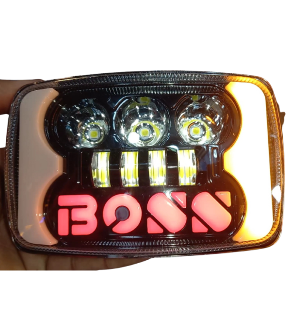 Boss LED Projector Headlights With Indicators For 125cc And 70cc bike - Image 3