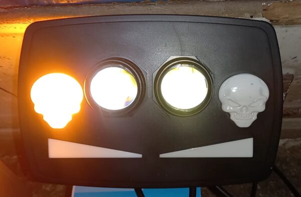 Bike 2 Lense Led Headlight In Two Colours For 70cc And 125cc Bike - Image 6