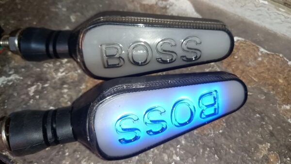 Bike Indicators Boss Style With DRLS 4pcs - Image 2