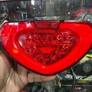 70cc Motorcycle LED Tail Light – Red Lens Brake & Running Light | Durable Waterproof Rear Lamp