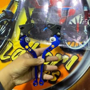 Blue CNC Motorcycle Handle Levers for CG125 – Brake & Clutch Pair