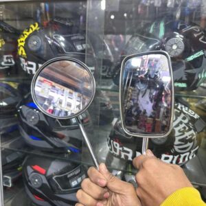 Motorcycle Rear View Side Mirrors – Universal Fit for 70cc and 125cc Bikes